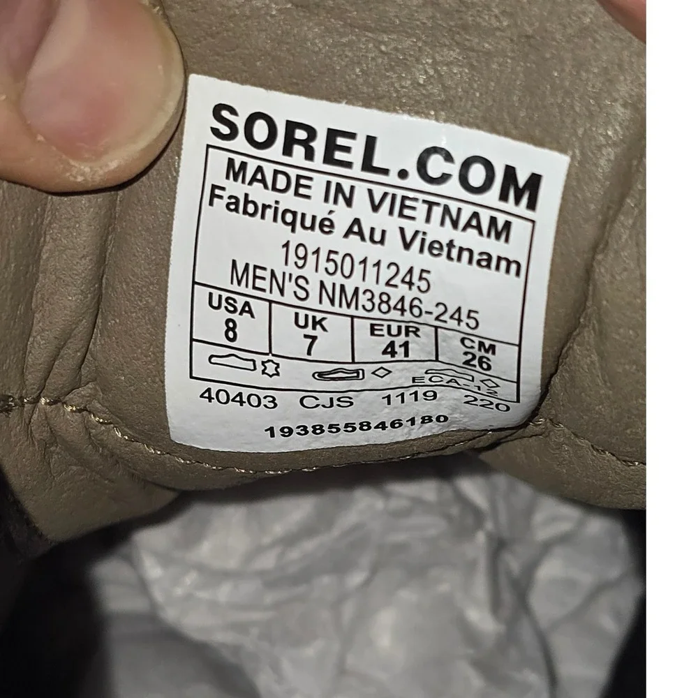 NWT Sorel Madson II Waterproof Chukka Waterproof Suede‎ Boots Men US 8
